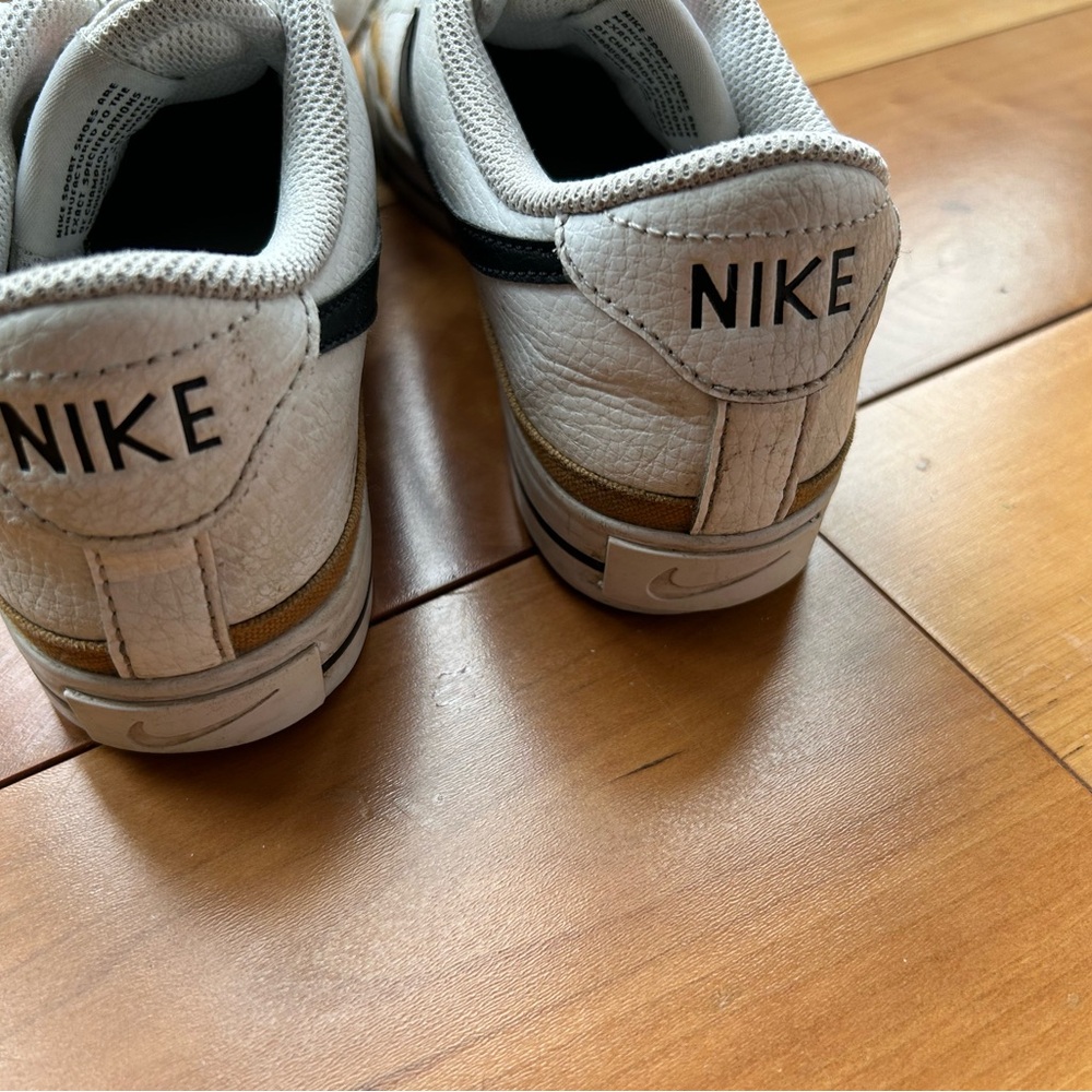 Nike Court Legacy Next Nature sneakers in the White, Black, and Ochre, W size 6 - Picture 8 of 10